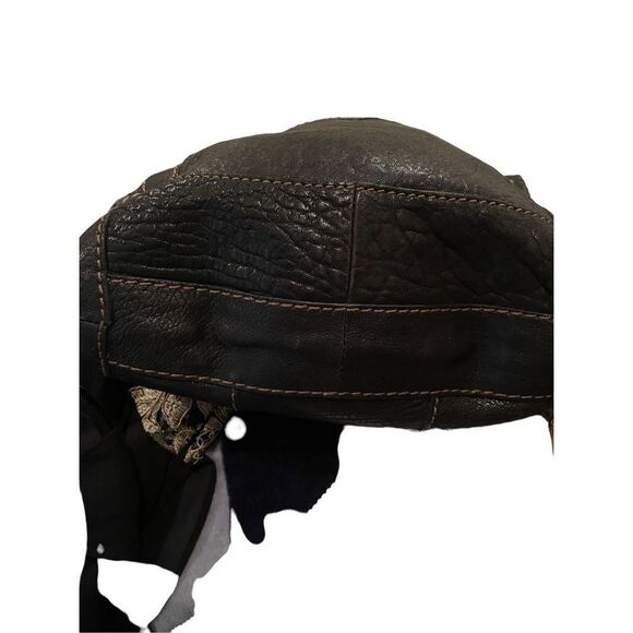 Brown LeathervFossil over the Shoulder Bah - Picture 6 of 8